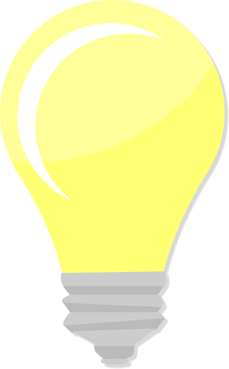 Big Ideas Lightbulb Lit Up